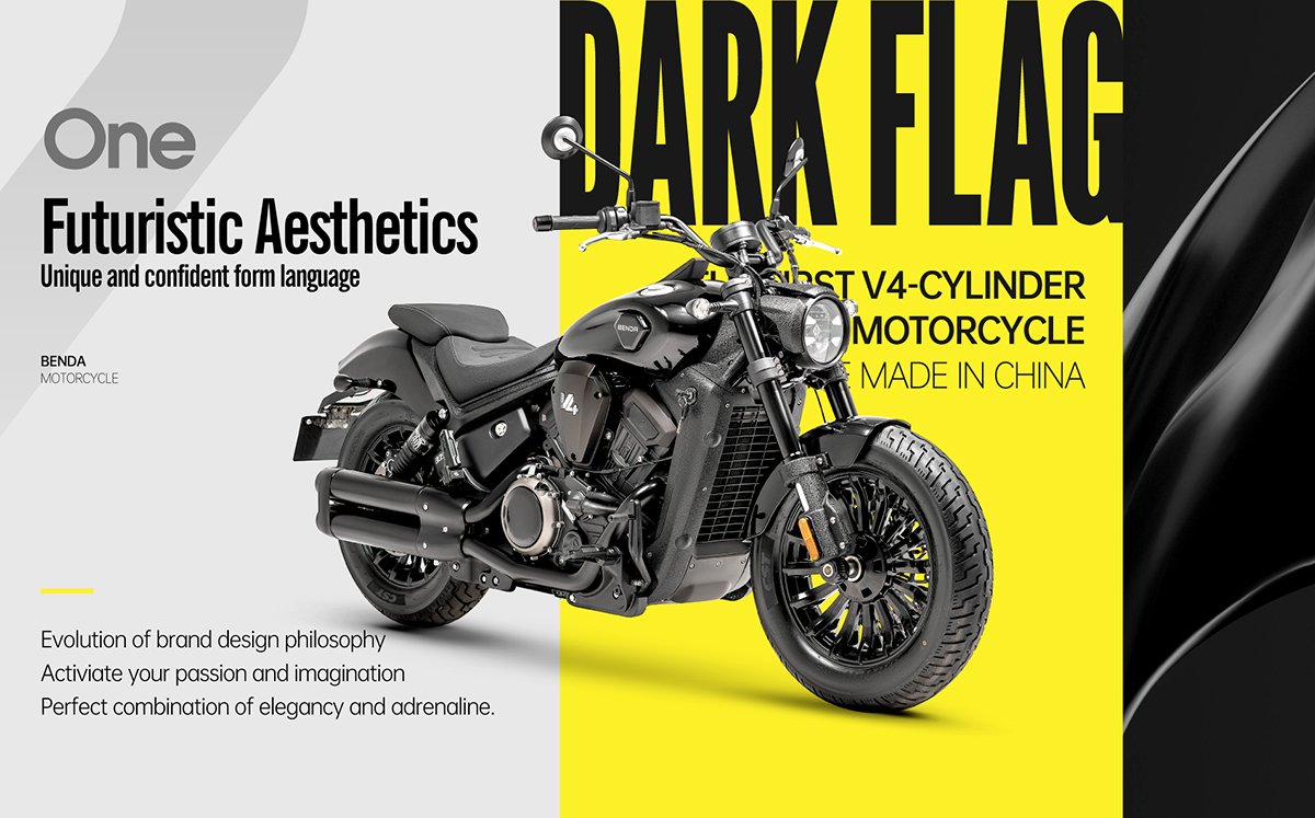 Benda Drak Flag 500, Động Cơ V4, Phuộc Nâng Điện, TCS, ABS tại Cần Thơ