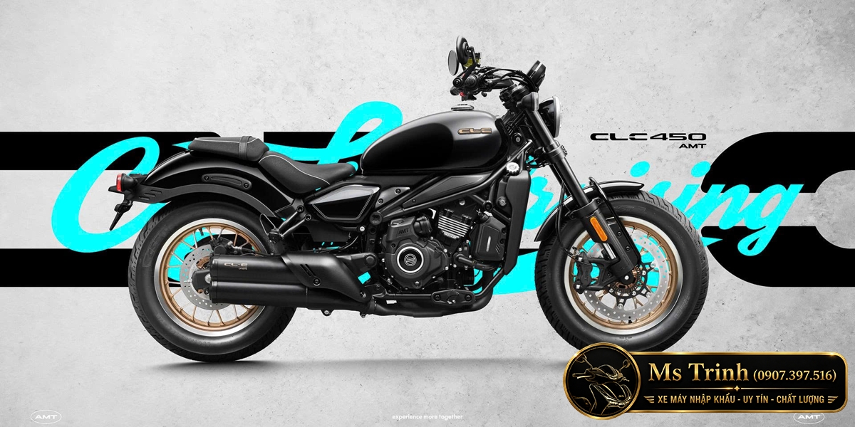 CFMoto 450CL-C AMT tại Moto Cần Thơ – Cruiser 449cc hộp số tự động AMT đầy cuốn hút, giá tốt