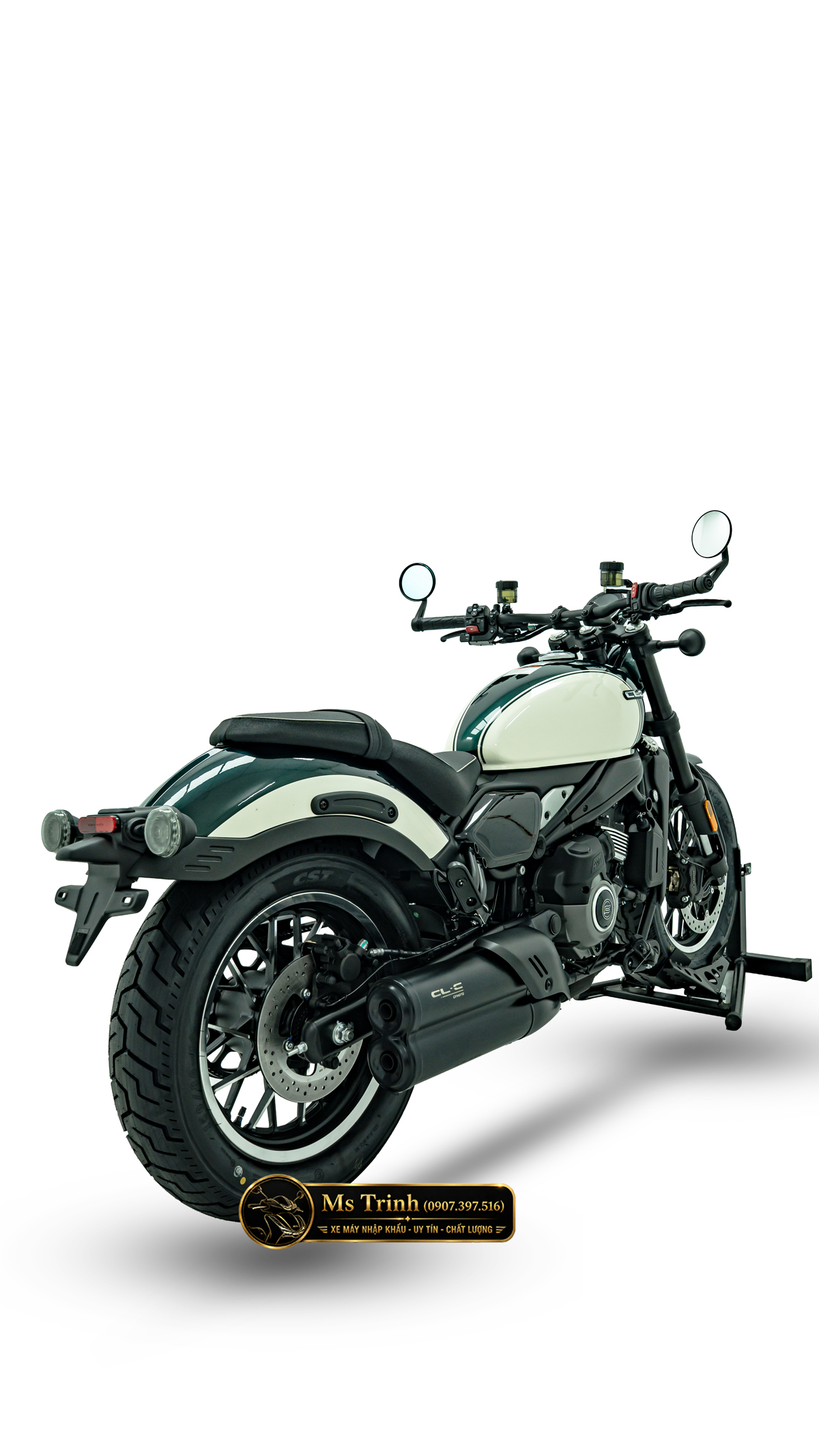 CFMOTO 450CL-C AMT Moto Cần Thơ Cruiser 449cc số tự động, giá 167 triệu