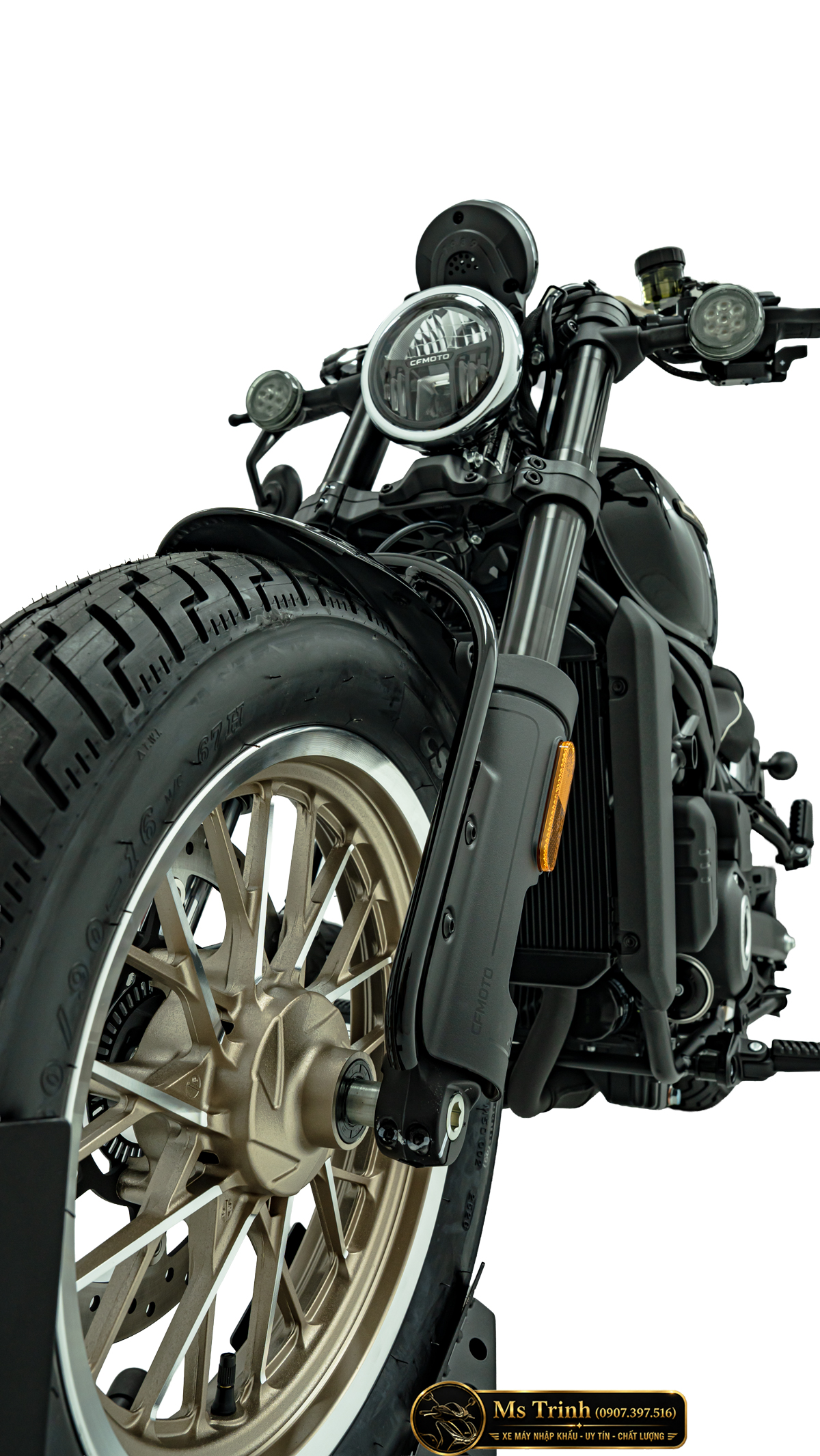 CFMOTO 450CL-C AMT Moto Cần Thơ Cruiser 449cc số tự động, giá 167 triệu