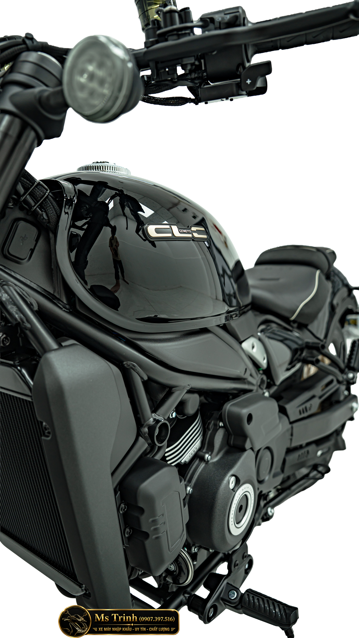 CFMOTO 450CL-C AMT Moto Cần Thơ Cruiser 449cc số tự động, giá 167 triệu