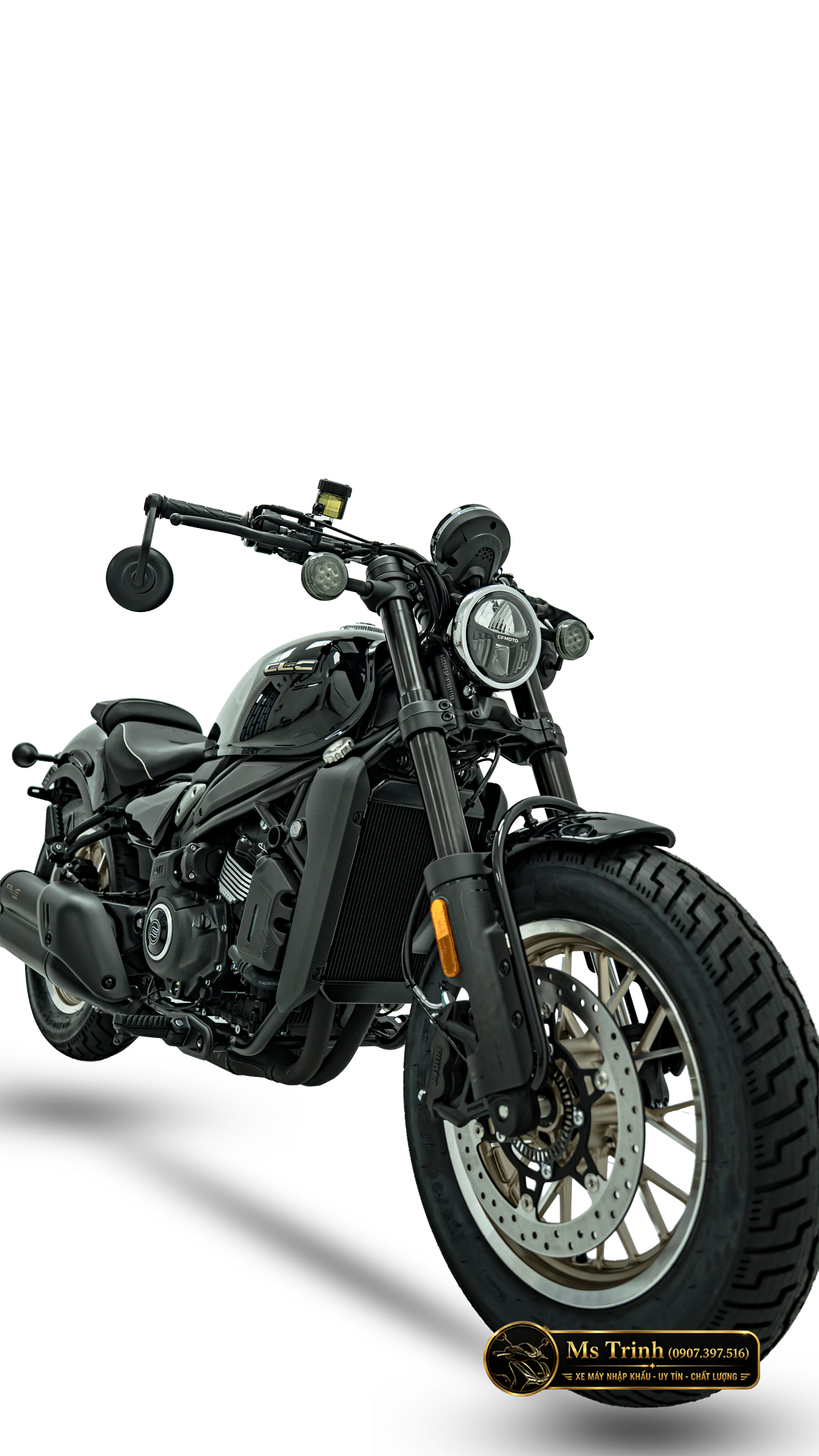 CFMOTO 450CL-C AMT Moto Cần Thơ Cruiser 449cc số tự động, giá 167 triệu