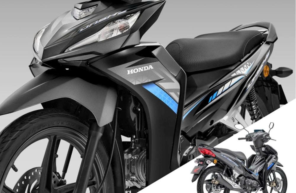 Honda Dash 125 2026 Nhập Khẩu Malaysia: Phanh Đĩa Đôi, Tem Sporty đủ 4 màu