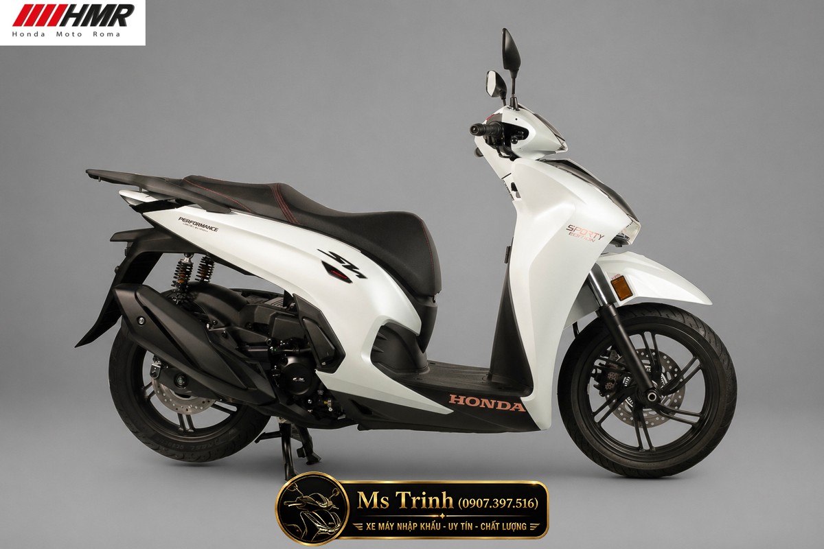 Honda SH350i nhập Ý 2026 tại Moto Cần Thơ - SH350i Sporty Trắng Nhám, Xám Bóng Đẳng Cấp Chuẩn Ý
