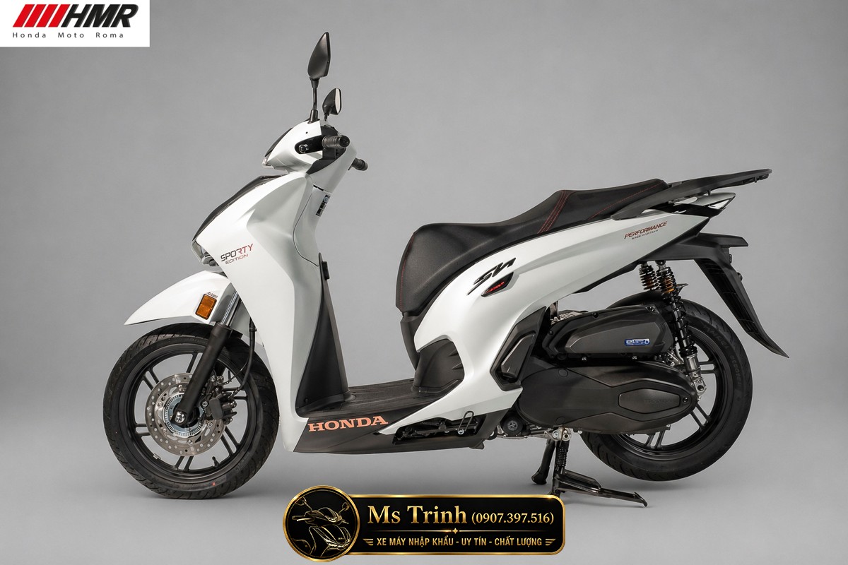 Honda SH350i nhập Ý 2026 tại Moto Cần Thơ - SH350i Sporty Trắng Nhám, Xám Bóng Đẳng Cấp Chuẩn Ý