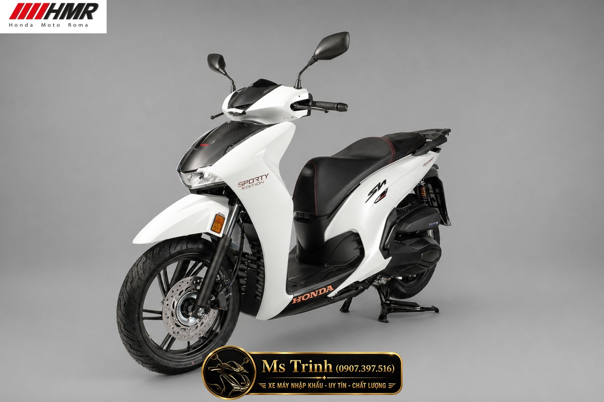 Honda SH350i nhập Ý 2026 tại Moto Cần Thơ - SH350i Sporty Trắng Nhám, Xám Bóng Đẳng Cấp Chuẩn Ý