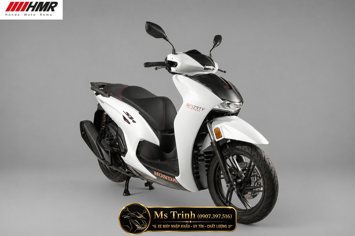 Honda SH350i nhập Ý 2026 tại Moto Cần Thơ - SH350i Sporty Trắng Nhám, Xám Bóng Đẳng Cấp Chuẩn Ý
