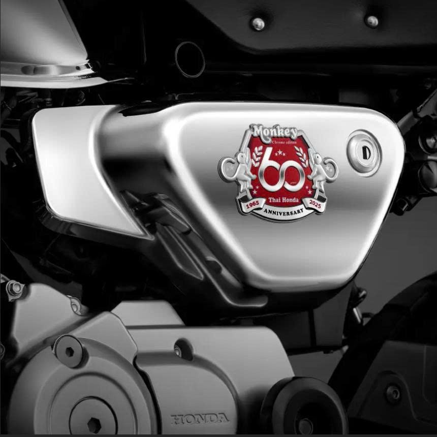  Honda Monkey Chrome Edition 2025 giới hạn toàn cầu