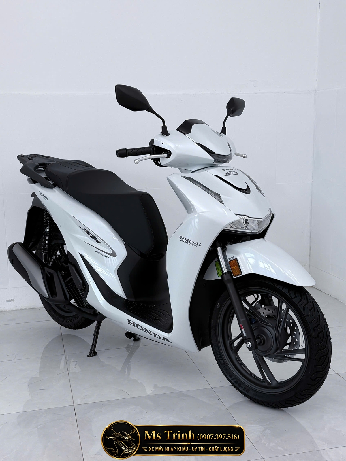 Honda SH150i Special Edition Standard nhập HMR Ý màu trắng tại Moto Cần Thơ: Giá trị nằm trong từng chi tiết nguyên bản