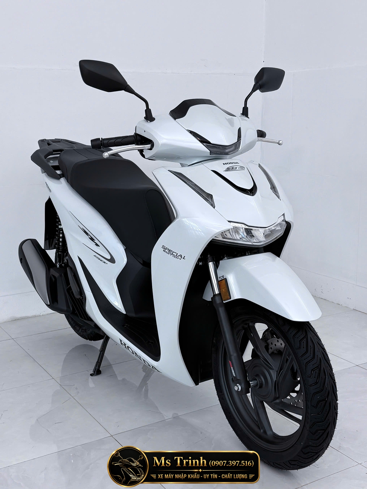 Honda SH150i Special Edition Standard nhập HMR Ý màu trắng tại Moto Cần Thơ: Giá trị nằm trong từng chi tiết nguyên bản