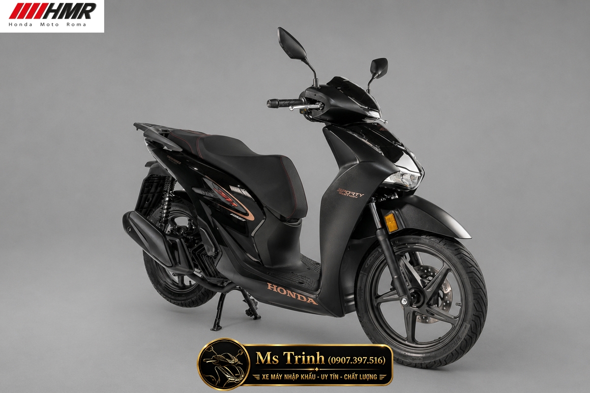 Honda SH150i nhập Ý 2026 Sporty màu đen tại Moto Cần Thơ - Mẫu SH Ý cao cấp được săn đón nhất hiện nay