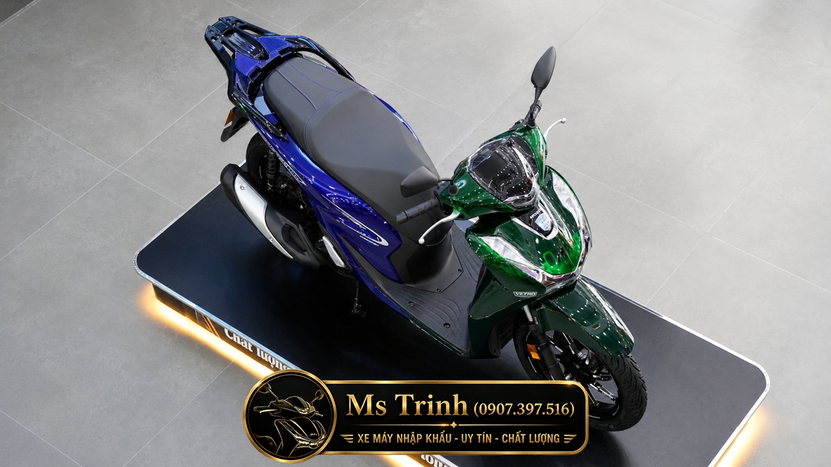 Honda SH150i Vetro Green - Sapphire tại Moto Cần Thơ: SH Ý Limited 200 xe