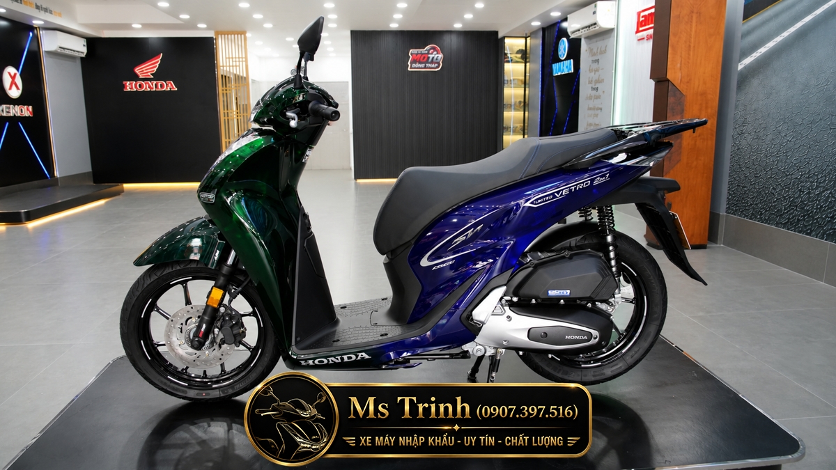 Honda SH150i Vetro Green - Sapphire tại Moto Cần Thơ: SH Ý Limited 200 xe