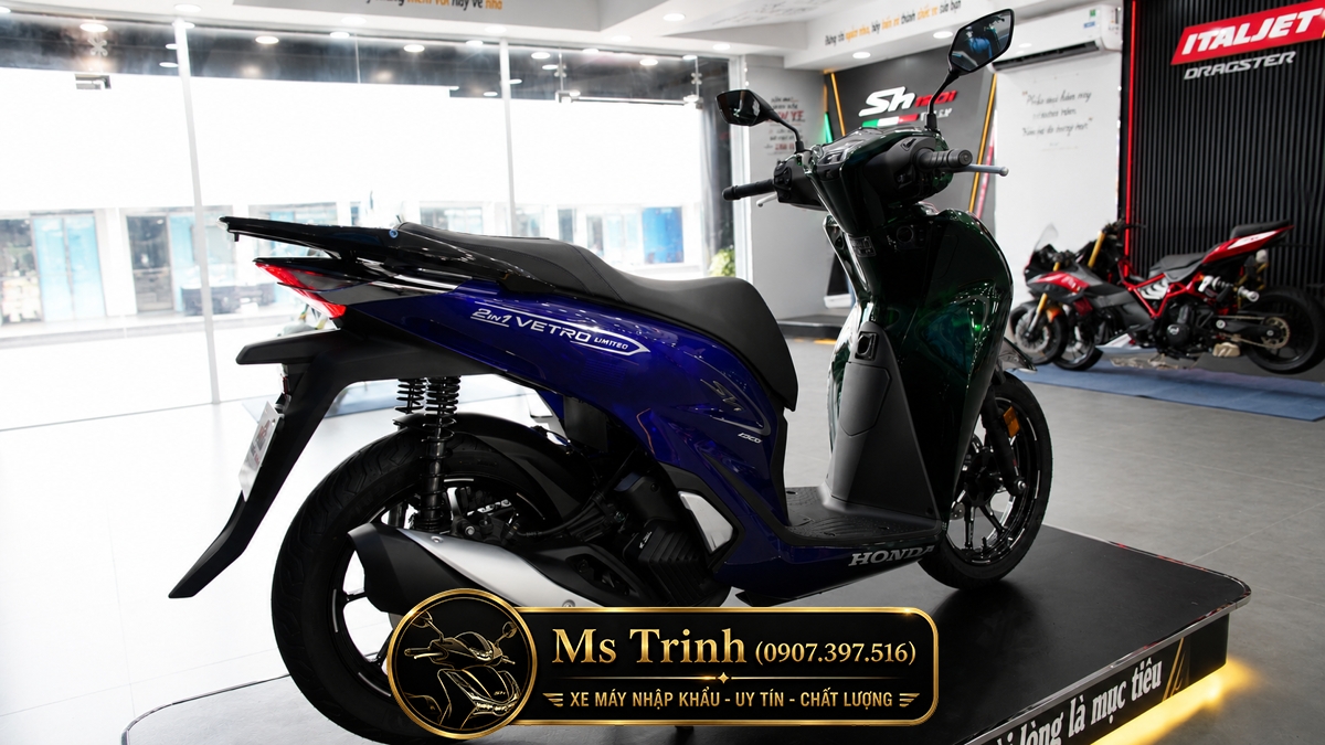Honda SH150i Vetro Green - Sapphire tại Moto Cần Thơ: SH Ý Limited 200 xe