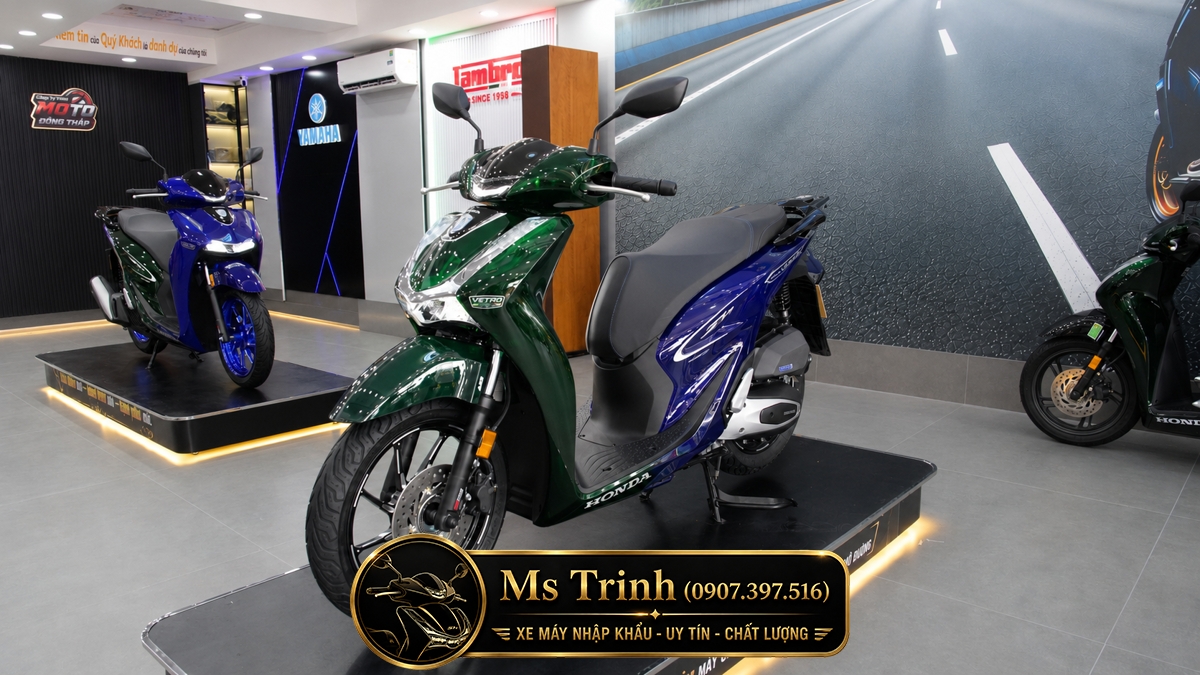 Honda SH150i Vetro Green - Sapphire tại Moto Cần Thơ: SH Ý Limited 200 xe