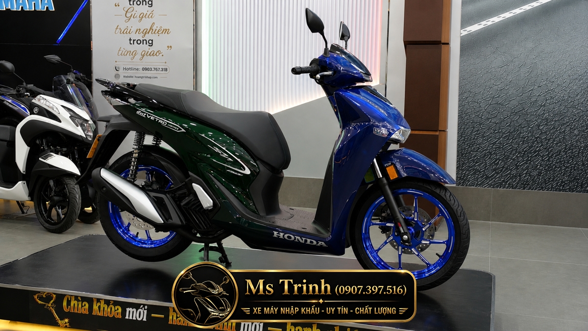 Honda SH150i Vetro Sapphire - Green tại Moto Cần Thơ: SH Ý 2 trong 1 giới hạn 200 xe