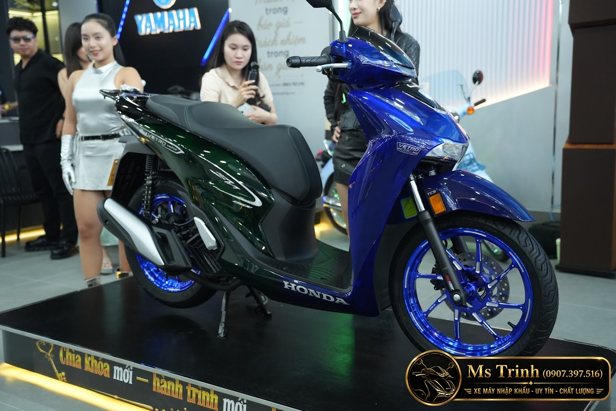 Honda SH150i Vetro Sapphire - Green tại Moto Cần Thơ: SH Ý 2 trong 1 giới hạn 200 xe