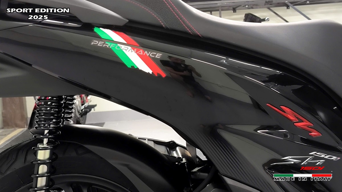 Honda SH150i 2025 Italy Sport Edition Màu Đen, Nhập Chính Hãng, Giá Rẻ tại Cần Thơ