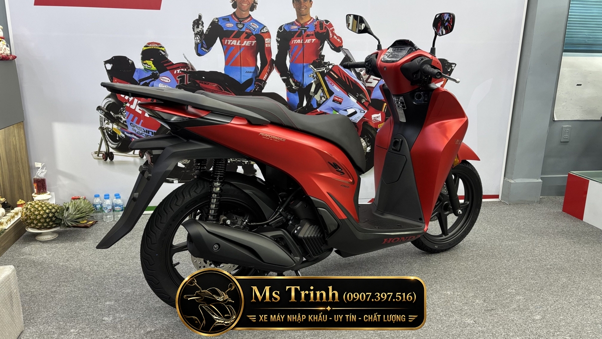 Honda SH150 Ý 2026 màu đỏ Sporty New Concept tại Moto Cần Thơ: Giá trị khác biệt của một chiếc SH nhập khẩu
