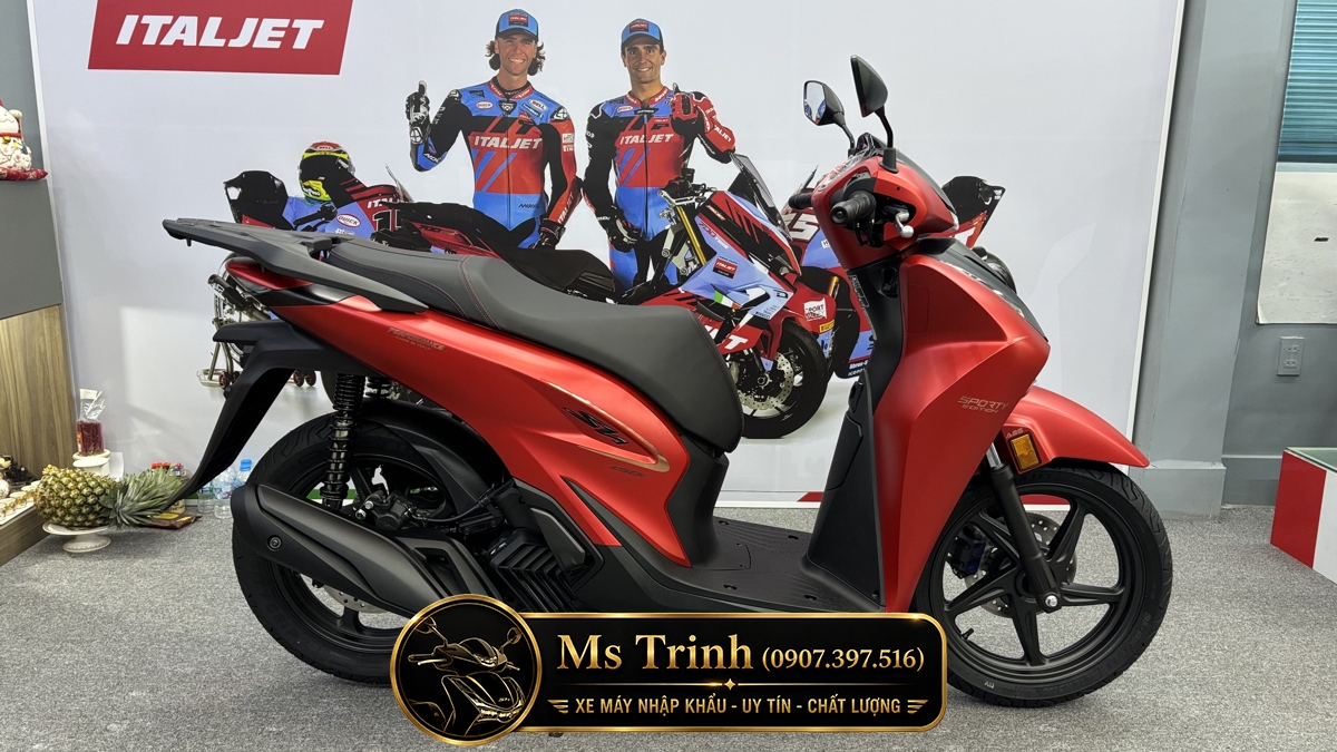 Honda SH150 Ý 2026 màu đỏ Sporty New Concept tại Moto Cần Thơ: Giá trị khác biệt của một chiếc SH nhập khẩu