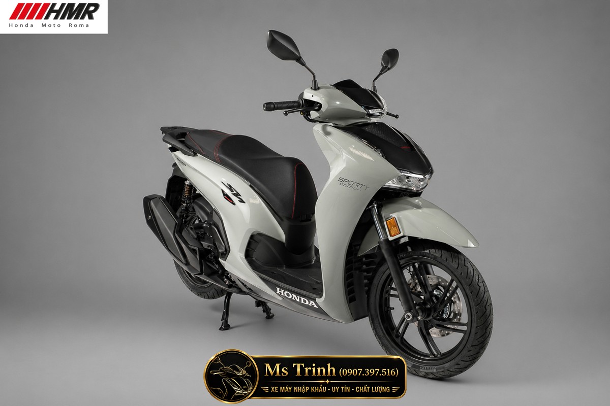 Honda SH350i nhập Ý 2026 tại Moto Cần Thơ - SH350i Sporty Trắng Nhám, Xám Bóng Đẳng Cấp Chuẩn Ý