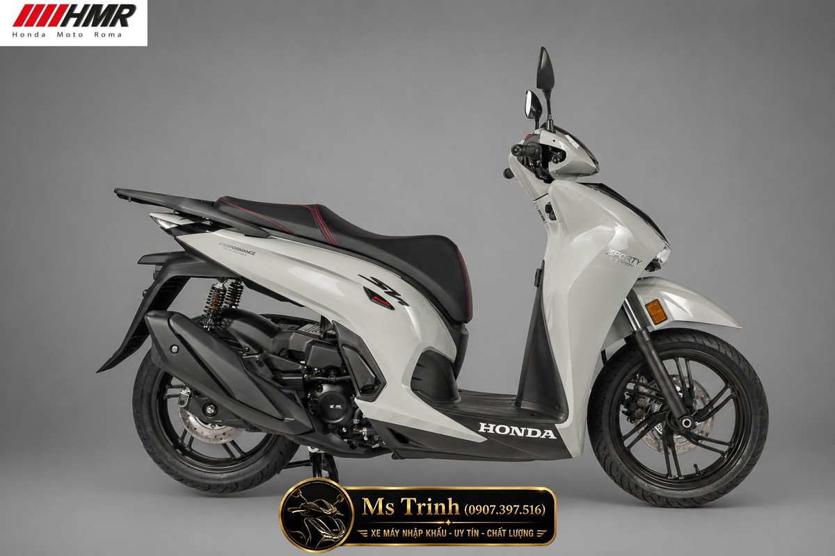 Honda SH350i nhập Ý 2026 tại Moto Cần Thơ - SH350i Sporty Trắng Nhám, Xám Bóng Đẳng Cấp Chuẩn Ý