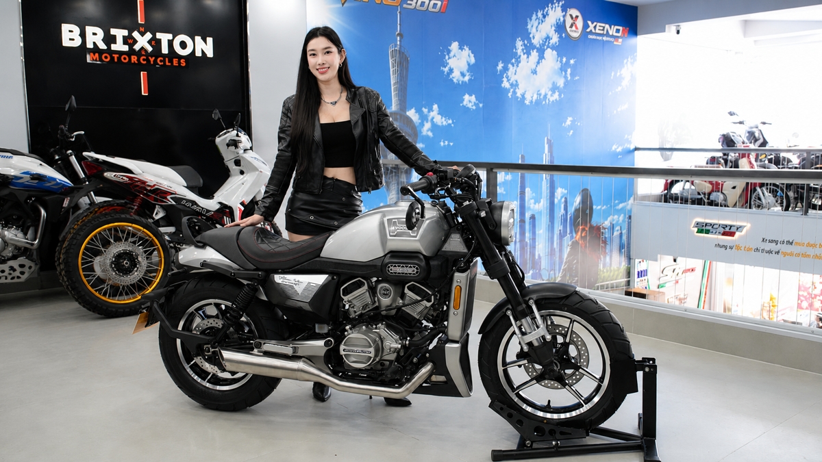 Hyosung GV350X tại Moto Cần Thơ - Cruiser 350cc Phong Cách Mỹ Cơ Bắp, Cá Tính