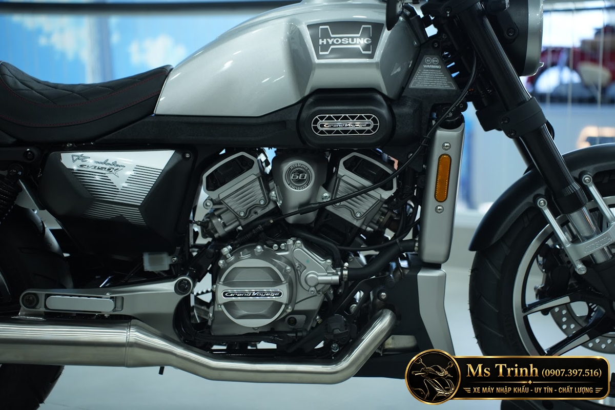 Hyosung GV350X tại Moto Cần Thơ - Cruiser 350cc Phong Cách Mỹ Cơ Bắp, Cá Tính