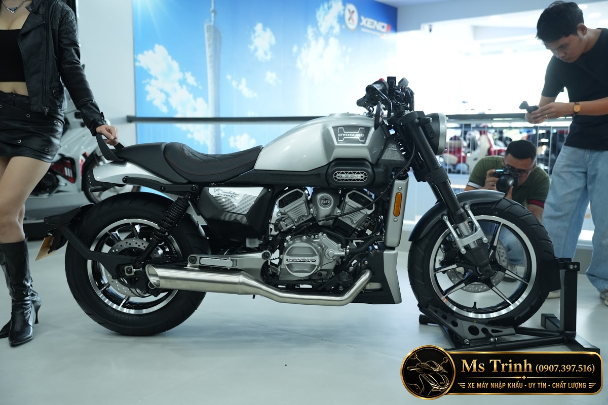 Hyosung GV350X tại Moto Cần Thơ - Cruiser 350cc Phong Cách Mỹ Cơ Bắp, Cá Tính