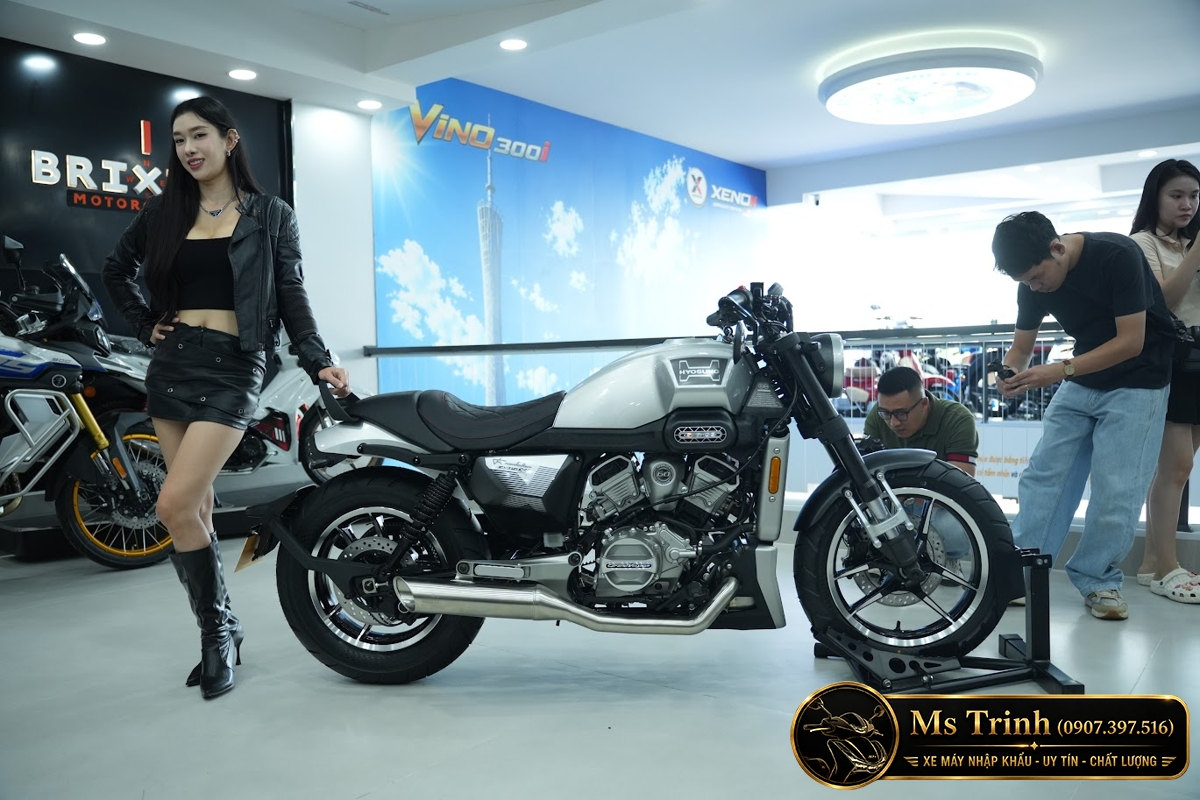 Hyosung GV350X tại Moto Cần Thơ - Cruiser 350cc Phong Cách Mỹ Cơ Bắp, Cá Tính