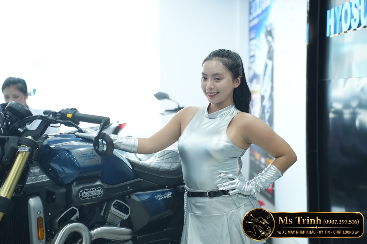 Hyosung GV350X tại Moto Cần Thơ - Cruiser 350cc Phong Cách Mỹ Cơ Bắp, Cá Tính