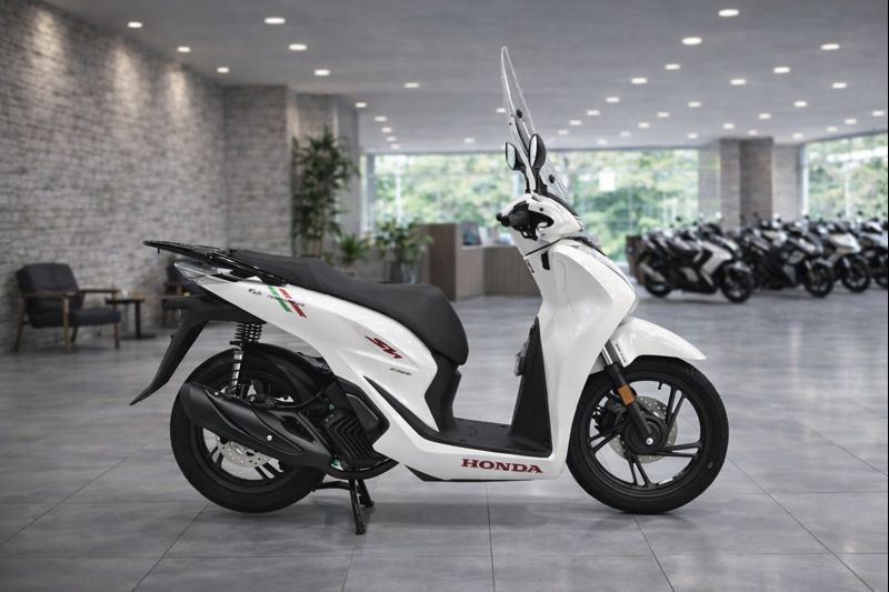 Honda SH150 trắng pha lê nhập Ý 2026 tại Moto Cần Thơ - Sport Edition chính ngạch, chuẩn chất Ý