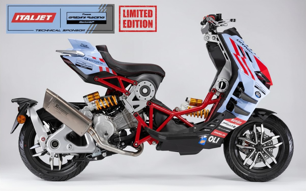 Italjet Dragster 300 Gresini Racing Tại Moto Cần Thơ - Chiếc Scooter Ý Khiến Dân Chơi Xe Phải Ngoái Nhìn