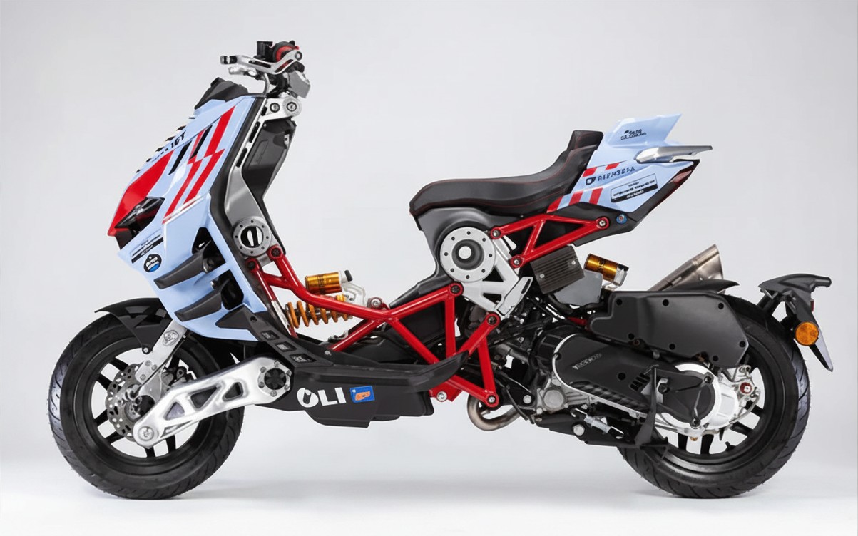 Italjet Dragster 300 Gresini Racing Tại Moto Cần Thơ - Chiếc Scooter Ý Khiến Dân Chơi Xe Phải Ngoái Nhìn