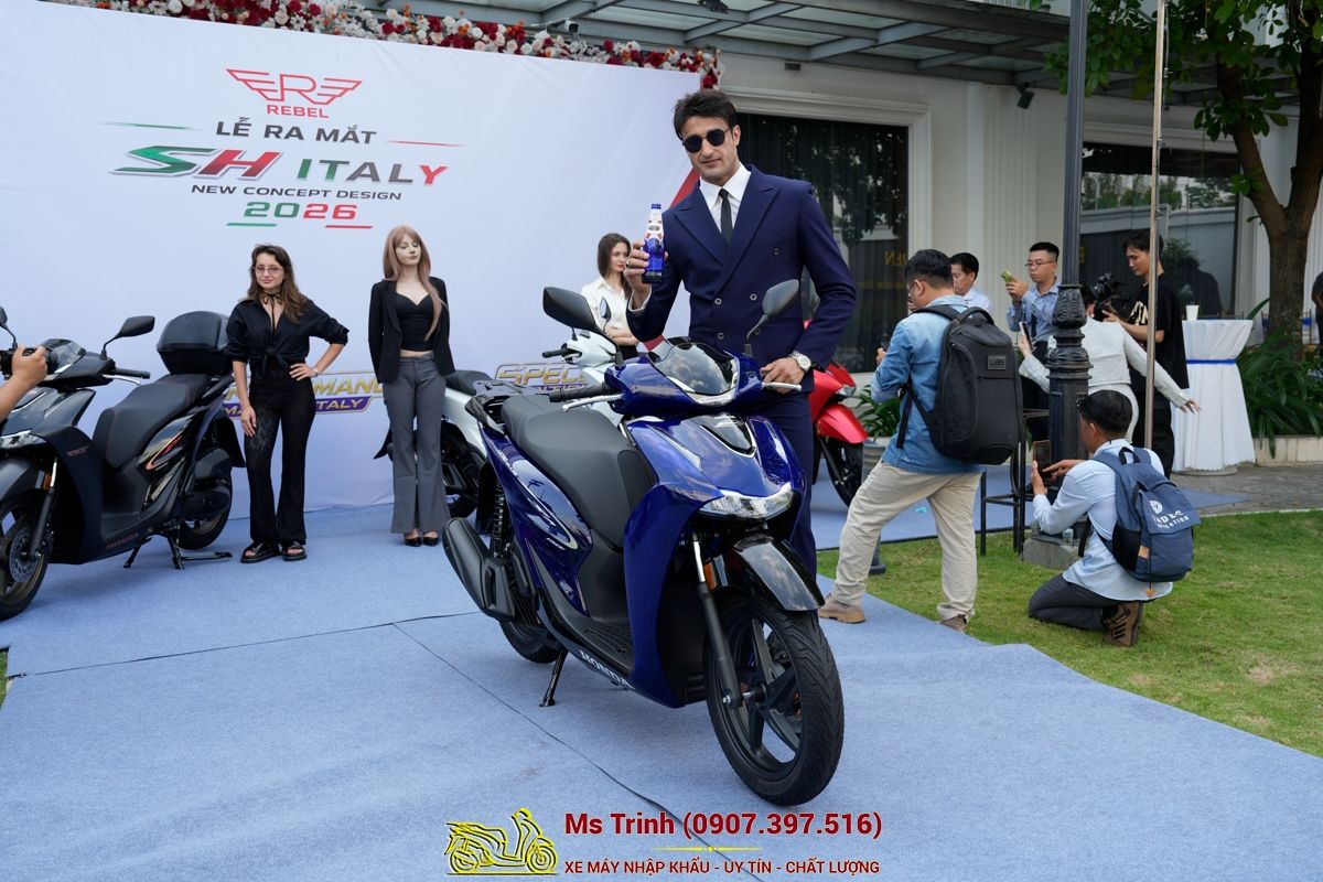 Honda SH150 Vetro Blue 2026 Limited Edition - Siêu phẩm SH Ý dàn áo xanh trong suốt cực hiếm tại Moto Cần Thơ