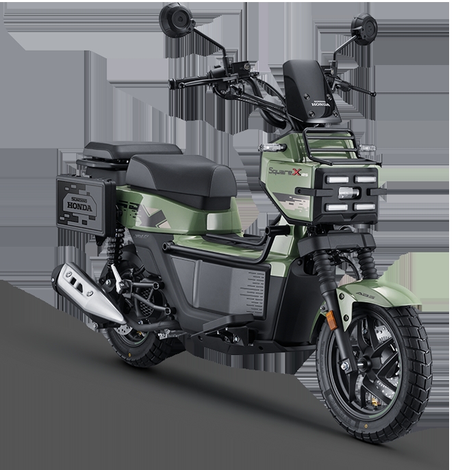 Honda SquareX125 – Mẫu xe tay ga phong cách xe vuông độc đáo, chính ngạch