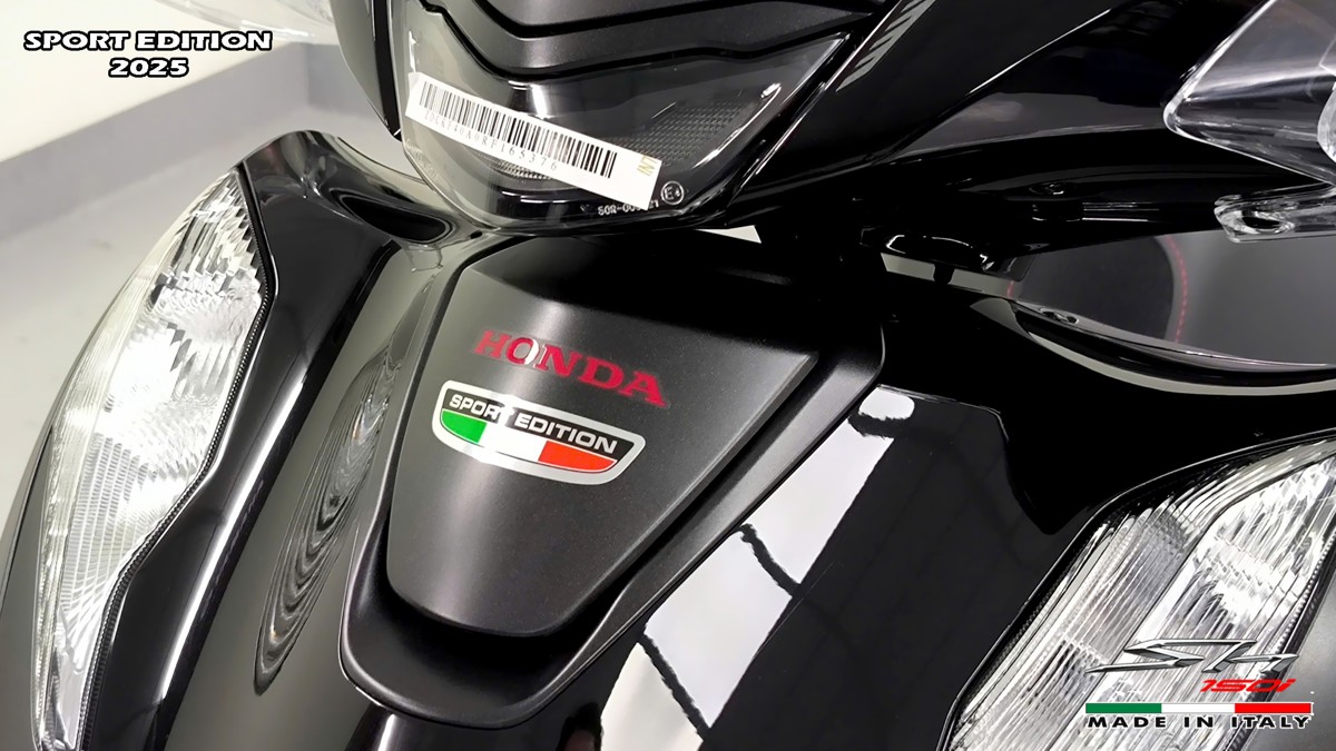 Tem xe Sport Edition trên mỗi xe Sh150 2025 