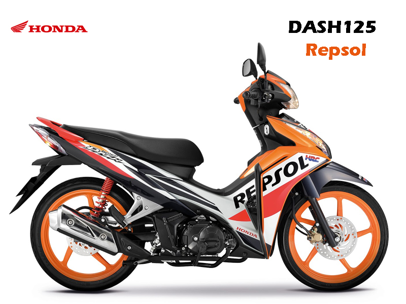 Honda Dash125 2025, 2 thắng dĩa, NK Chính Hãng Malaysia