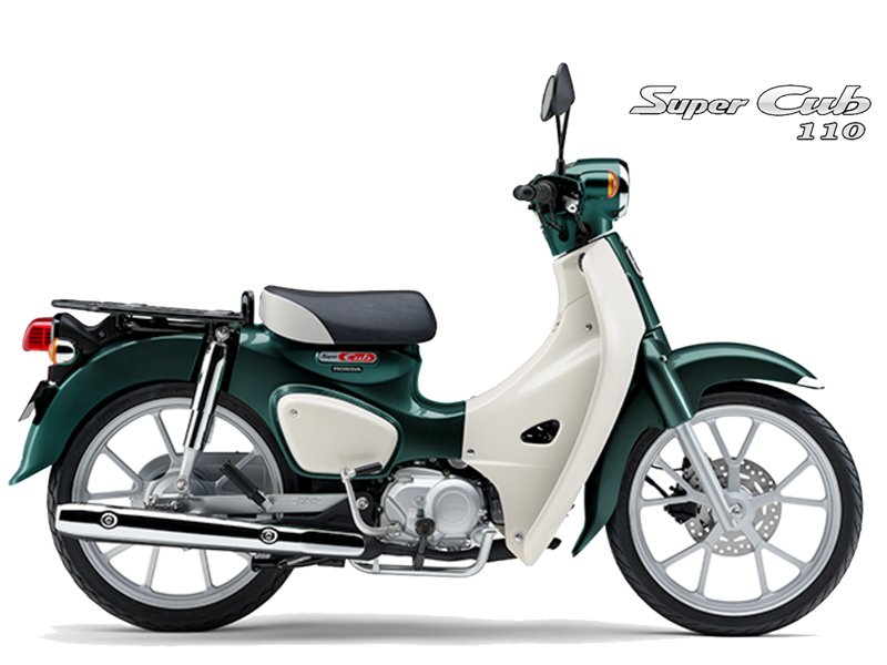 Honda Super Cub 110 ABS Nhật Bản màu xanh nhớt