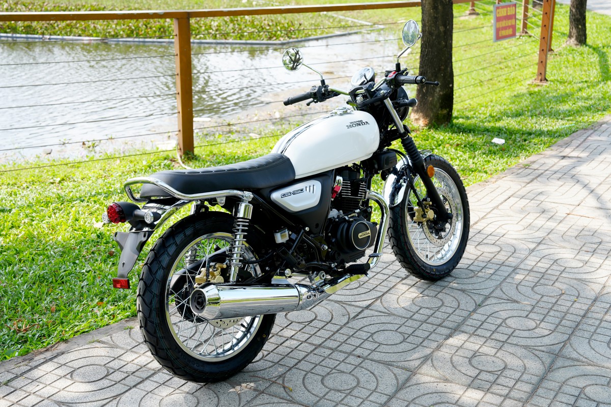 Khung sườn của Honda CGX 150 2025 Classic được làm từ vật liệu cao cấp