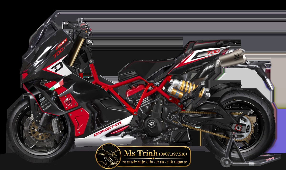 Italjet 700 hyper scooter Ý gây chú ý với phong cách thiết kế đầy cơ bắp và khác biệt